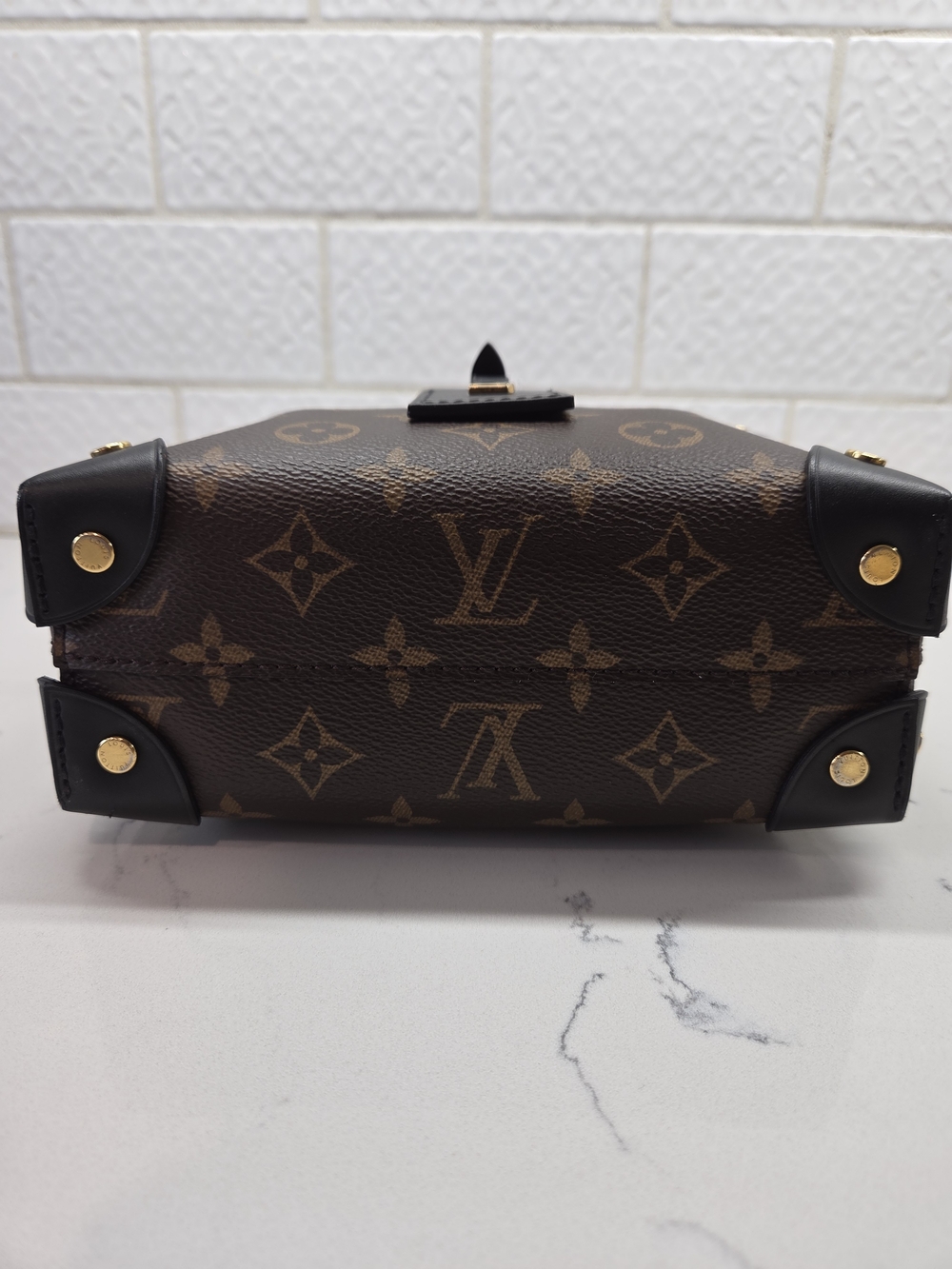 Louis Vuitton Monogram Petite Malle Souple Crossbody Bag - Excellent - Picture 3 of 16